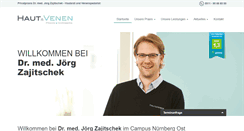 Desktop Screenshot of haut-venen-nuernberg.de